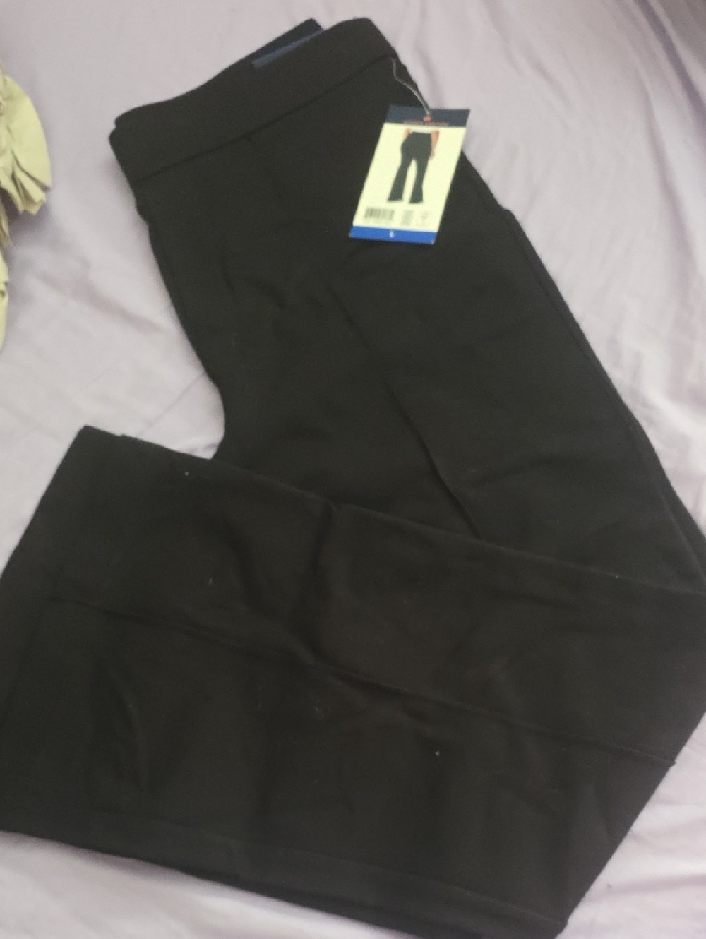 Wemen Black Dress Pants - Classic Straight Fit